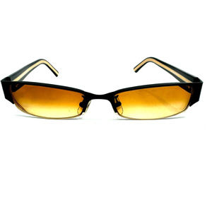 Oops Sunglasses Frames Rectangular Black‎ orange oops-1158 54-18 H10125